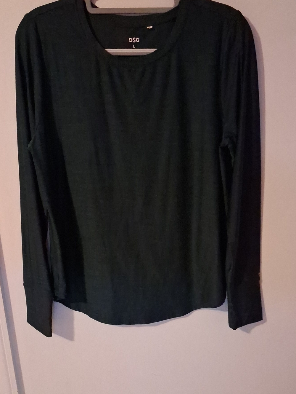 DSG Dark Green Long Sleeve Crew Neck Tee